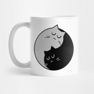 Yin Yang cats Mug